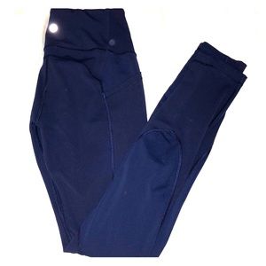 Lululemon dark blue all the right places pant